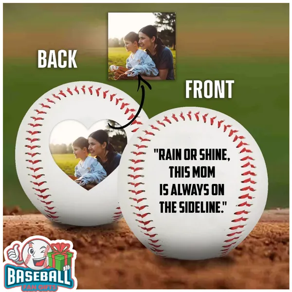 "Rain or shine, this mom is always on the sideline."